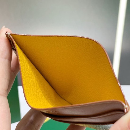 Goyard Saint-Sulpice Card Wallet Tan Goyard Saint-Sulpice Card Wallet Tan