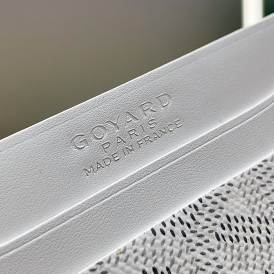 Goyard Saint-Sulpice Card Wallet White Goyard Saint-Sulpice Card Wallet White