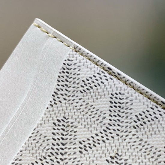 Goyard Saint-Sulpice Card Wallet White Goyard Saint-Sulpice Card Wallet White
