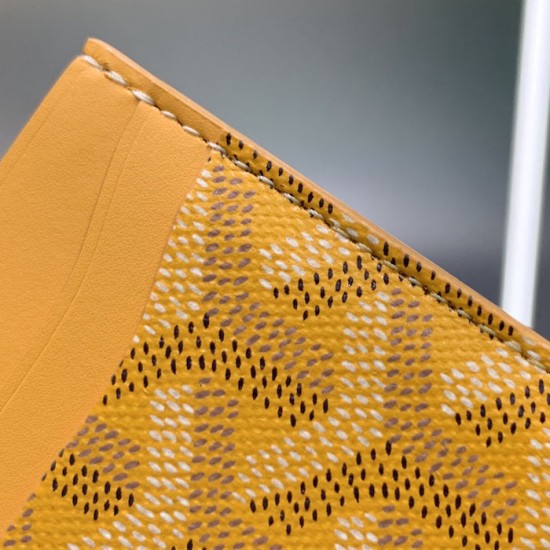 Goyard Saint-Sulpice Card Wallet Yellow Goyard Saint-Sulpice Card Wallet Yellow