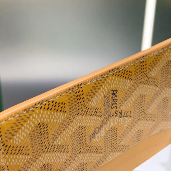 Goyard Saint-Sulpice Card Wallet Yellow Goyard Saint-Sulpice Card Wallet Yellow