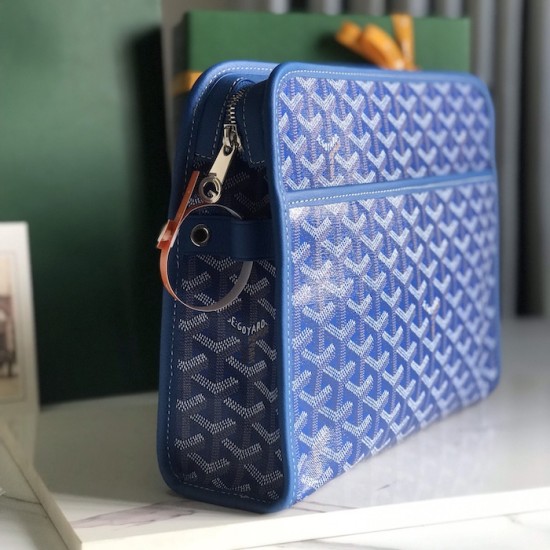 Goyard Jouvence GM Toiletry Bag Blue Goyard Jouvence GM Toiletry Bag Blue