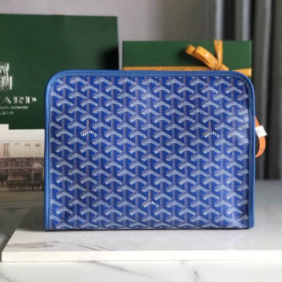 Goyard Jouvence GM Toiletry Bag Blue Goyard Jouvence GM Toiletry Bag Blue