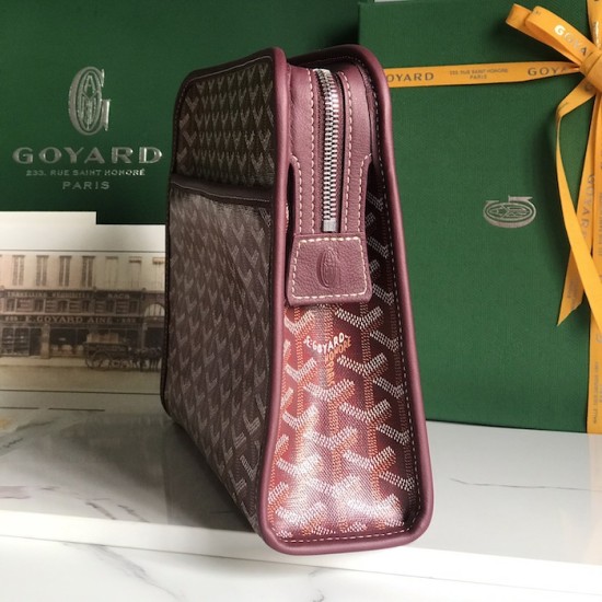 Goyard Jouvence GM Toiletry Bag Burgundy Goyard Jouvence GM Toiletry Bag Burgundy