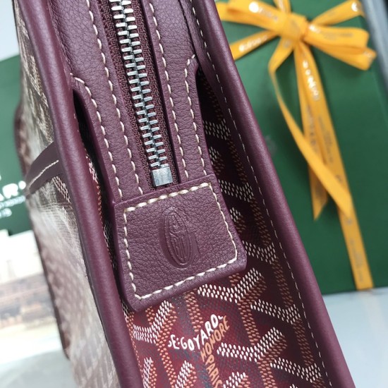 Goyard Jouvence GM Toiletry Bag Burgundy Goyard Jouvence GM Toiletry Bag Burgundy