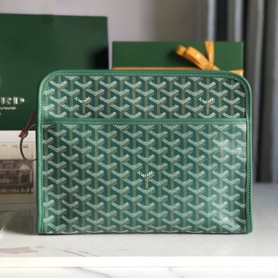 Goyard Jouvence GM Toiletry Bag Green Goyard Jouvence GM Toiletry Bag Green