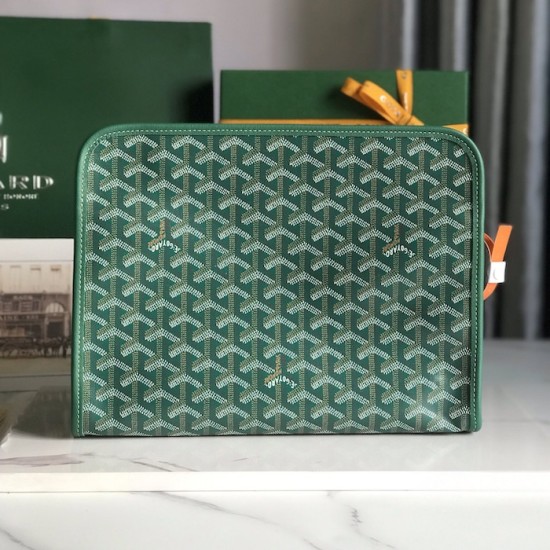 Goyard Jouvence GM Toiletry Bag Green Goyard Jouvence GM Toiletry Bag Green