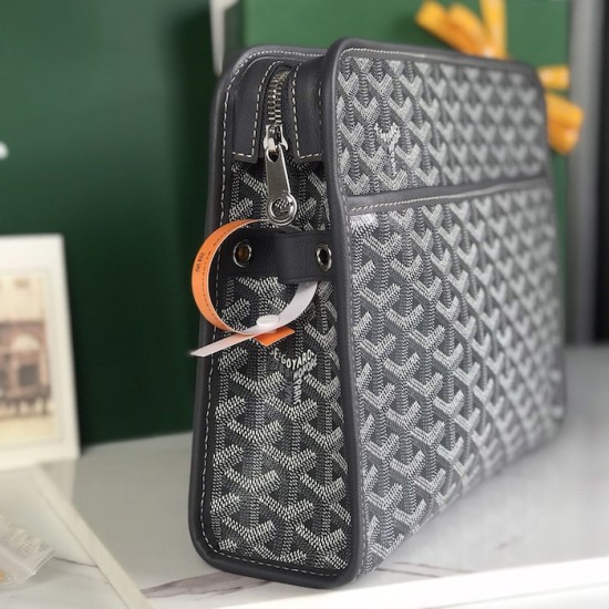 Goyard Jouvence GM Toiletry Bag Grey Goyard Jouvence GM Toiletry Bag Grey
