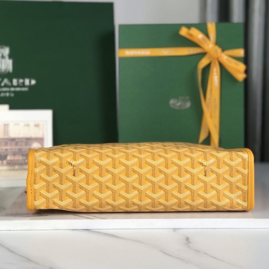 Goyard Jouvence GM Toiletry Bag Yellow Goyard Jouvence GM Toiletry Bag Yellow