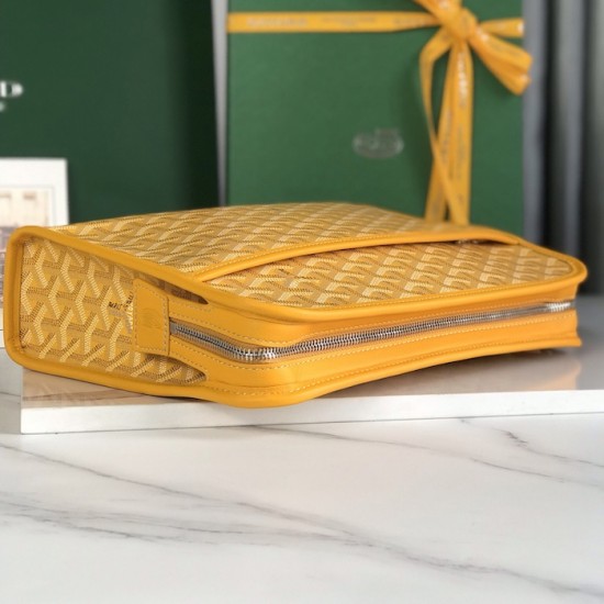 Goyard Jouvence GM Toiletry Bag Yellow Goyard Jouvence GM Toiletry Bag Yellow