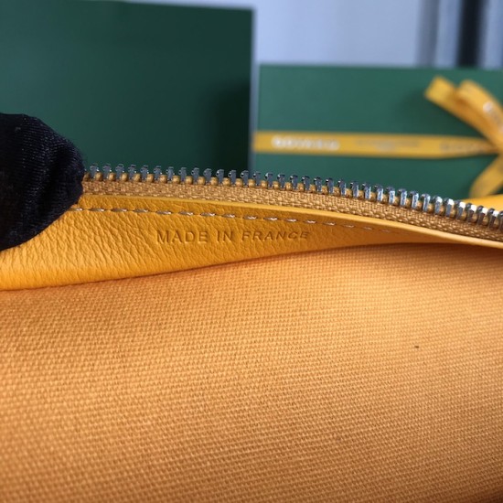 Goyard Jouvence GM Toiletry Bag Yellow Goyard Jouvence GM Toiletry Bag Yellow