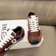 Loewe Ballet Runner 2.0 in nylon and calfskin white/brown Loewe Ballet Runner 2.0 in nylon and calfskin white/brown