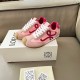 Loewe Ballet Runner 2.0 in nylon and calfskin red/pink Loewe Ballet Runner 2.0 in nylon and calfskin red/pink