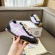 Loewe Ballet Runner 2.0 in nylon and calfskin black/purple Loewe Ballet Runner 2.0 in nylon and calfskin black/purple