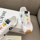 Loewe Ballet Runner 2.0 in nylon and calfskin white/black Loewe Ballet Runner 2.0 in nylon and calfskin white/black