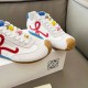Loewe Ballet Runner 2.0 in nylon and calfskin white/red/blue Loewe Ballet Runner 2.0 in nylon and calfskin white/red/blue