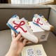 Loewe Ballet Runner 2.0 in nylon and calfskin white/red/blue Loewe Ballet Runner 2.0 in nylon and calfskin white/red/blue