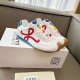 Loewe Ballet Runner 2.0 in nylon and calfskin white/red/blue Loewe Ballet Runner 2.0 in nylon and calfskin white/red/blue
