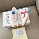 Loewe Ballet Runner 2.0 in nylon and calfskin white/red/blue Loewe Ballet Runner 2.0 in nylon and calfskin white/red/blue