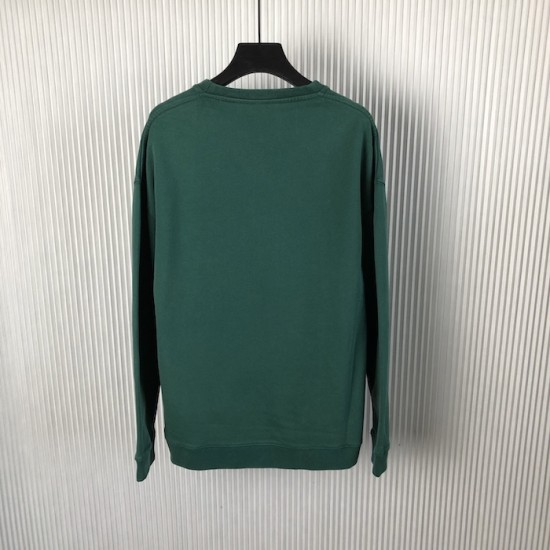 Loewe Regular fit sweatshirt in cotton Green Loewe Regular fit sweatshirt in cotton Green