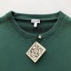Loewe Regular fit sweatshirt in cotton Green Loewe Regular fit sweatshirt in cotton Green