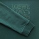 Loewe Regular fit sweatshirt in cotton Green Loewe Regular fit sweatshirt in cotton Green