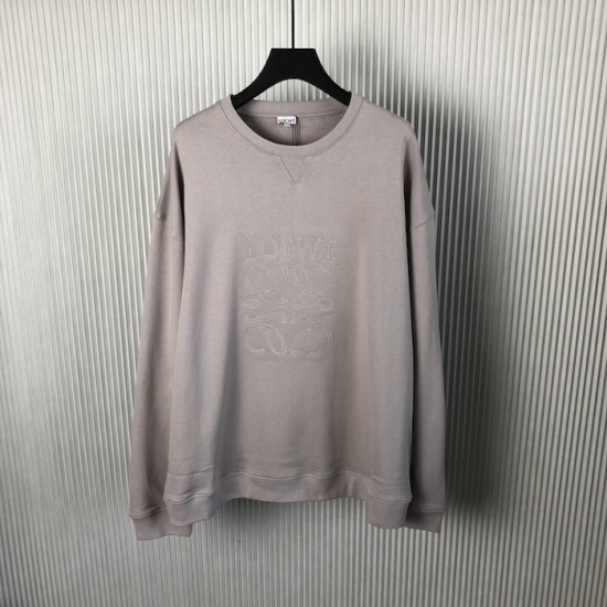 Loewe Regular fit sweatshirt in cotton Grey Loewe Regular fit sweatshirt in cotton Grey