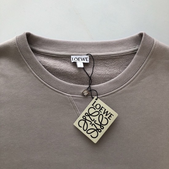 Loewe Regular fit sweatshirt in cotton Grey Loewe Regular fit sweatshirt in cotton Grey
