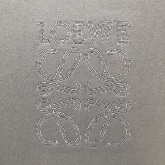 Loewe Regular fit sweatshirt in cotton Grey Loewe Regular fit sweatshirt in cotton Grey
