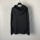 Loewe Relaxed fit hoodie in black cotton Loewe Relaxed fit hoodie in black cotton