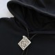 Loewe Relaxed fit hoodie in black cotton Loewe Relaxed fit hoodie in black cotton