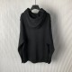 Loewe Relaxed fit hoodie in cotton Black Loewe Relaxed fit hoodie in cotton Black