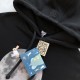 Loewe Relaxed fit hoodie in cotton Black Loewe Relaxed fit hoodie in cotton Black