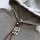 Loewe Relaxed fit hoodie in cotton Grey Loewe Relaxed fit hoodie in cotton Grey