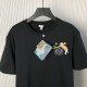 Loewe Relaxed fit T-shirt in black cotton Loewe Relaxed fit T-shirt in black cotton