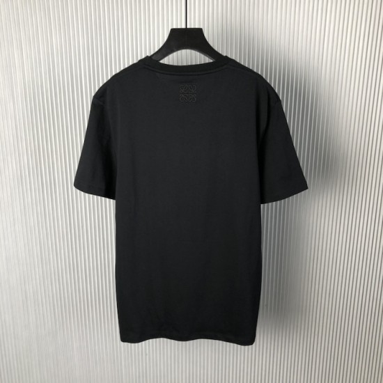 Loewe Relaxed fit T-shirt in cotton Black Loewe Relaxed fit T-shirt in cotton Black