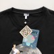 Loewe Relaxed fit T-shirt in cotton Black Loewe Relaxed fit T-shirt in cotton Black