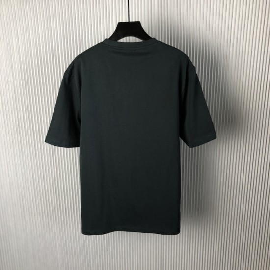 Loewe Relaxed fit T-shirt in cotton Dark Green Loewe Relaxed fit T-shirt in cotton Dark Green