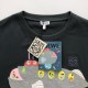 Loewe Relaxed fit T-shirt in cotton Dark Green Loewe Relaxed fit T-shirt in cotton Dark Green