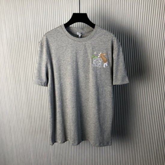 Loewe Relaxed fit T-shirt in cotton Grey Loewe Relaxed fit T-shirt in cotton Grey