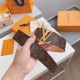 Louis Vuitton Monogram Canvas LV Initiales 40MM Belt M608 Louis Vuitton Monogram Canvas LV Initiales 40MM Belt M608