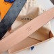 Louis Vuitton Damier Graphite LV Initiales 40MM Belt M9808 / Silver Buckle Louis Vuitton Damier Graphite LV Initiales 40MM Belt M9808 / Silver Buckle