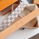 Louis Vuitton Damier Azur LV Initiales 40MM Belt M9609 Louis Vuitton Damier Azur LV Initiales 40MM Belt M9609