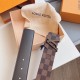 Louis Vuitton Damier Ebene LV Initiales 40MM Belt M9807 Louis Vuitton Damier Ebene LV Initiales 40MM Belt M9807