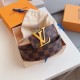 Louis Vuitton Damier Ebene LV Initiales 40MM Belt M9807 / Gold Buckle Louis Vuitton Damier Ebene LV Initiales 40MM Belt M9807 / Gold Buckle