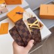 Louis Vuitton Damier Ebene LV Initiales 40MM Belt M9807 / Gold Buckle Louis Vuitton Damier Ebene LV Initiales 40MM Belt M9807 / Gold Buckle