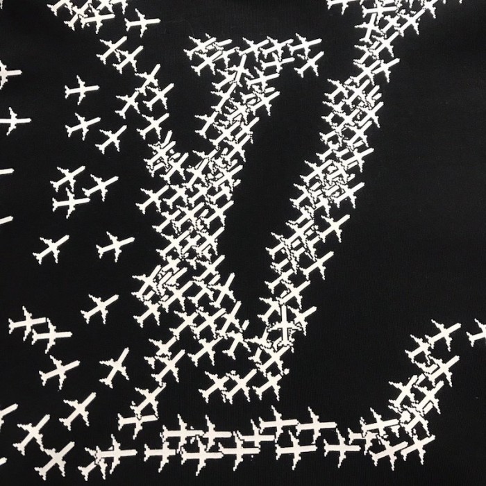 Louis Vuitton 2020 Planes Printed Hoodie - Black Sweatshirts & Hoodies,  Clothing - LOU613961