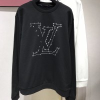 Shop Louis Vuitton MONOGRAM 2022 SS Lv stitch print embroidered sweatshirt  (1A84LS) by SkyNS