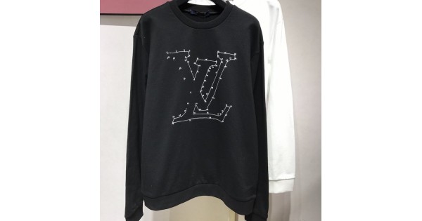 Shop Louis Vuitton MONOGRAM 2022 SS Lv stitch print embroidered sweatshirt  (1A84LS) by SkyNS