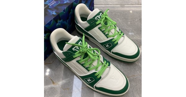 LV Trainer Sneaker Green 1A8128